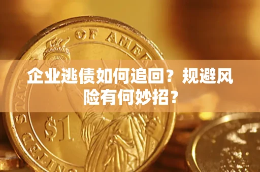 武汉企业逃债如何追回？规避风险有何妙招？