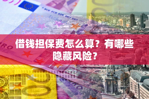 武汉借钱担保费怎么算？有哪些隐藏风险？