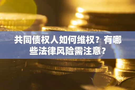 武汉共同债权人如何维权？有哪些法律风险需注意？