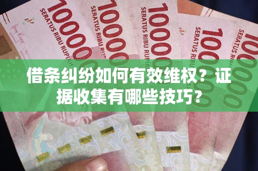 武汉借条纠纷如何有效维权？证据收集有哪些技巧？