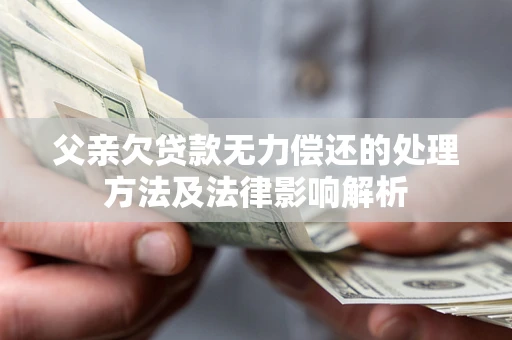 武汉父亲欠贷款无力偿还的处理方法及法律影响解析