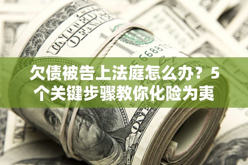 武汉欠债被告上法庭怎么办？5个关键步骤教你化险为夷
