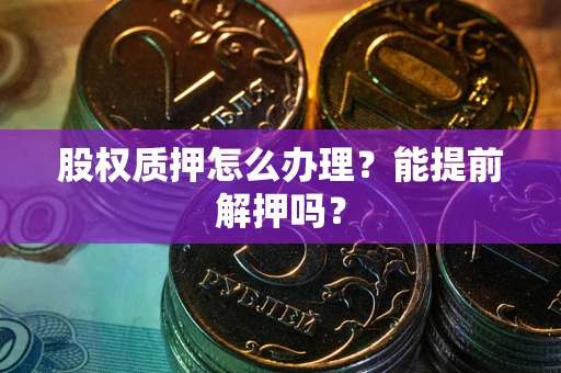 武汉股权质押怎么办理？能提前解押吗？